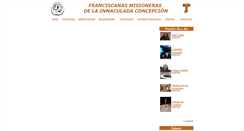 Desktop Screenshot of franciscanasmisioneras.org